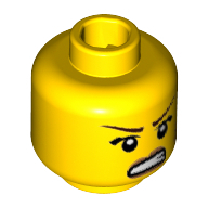 Lego hlava, žlutá (6079667)